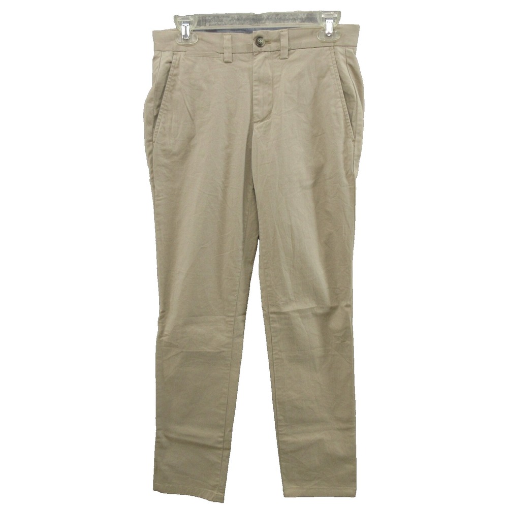 Vineyard Vines Mens Pants Size 28X31 Breaker Pant Khaki Chino Cotton Blend New